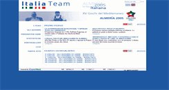 Desktop Screenshot of almeria2005.coni.it