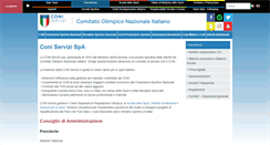 Desktop Screenshot of coniservizi.coni.it