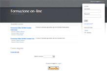 Tablet Screenshot of formazioneinrete.coni.it